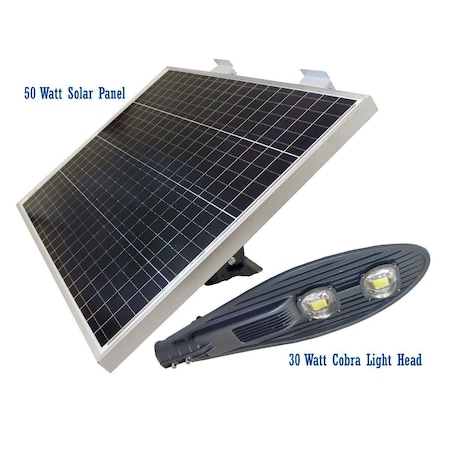 Vividlighting 30 watt 4500 Lumen Gray Outdoor Integrated LED Area Light with Detachable Cobra Head Smart Function VI3481198